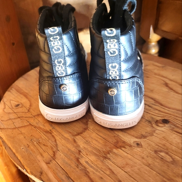 GBG GUESS LOS ANGELES ONIA HIGH TOP SNEAKERS- WOMEN'S SIZE 8.5 - Picture 6 of 13